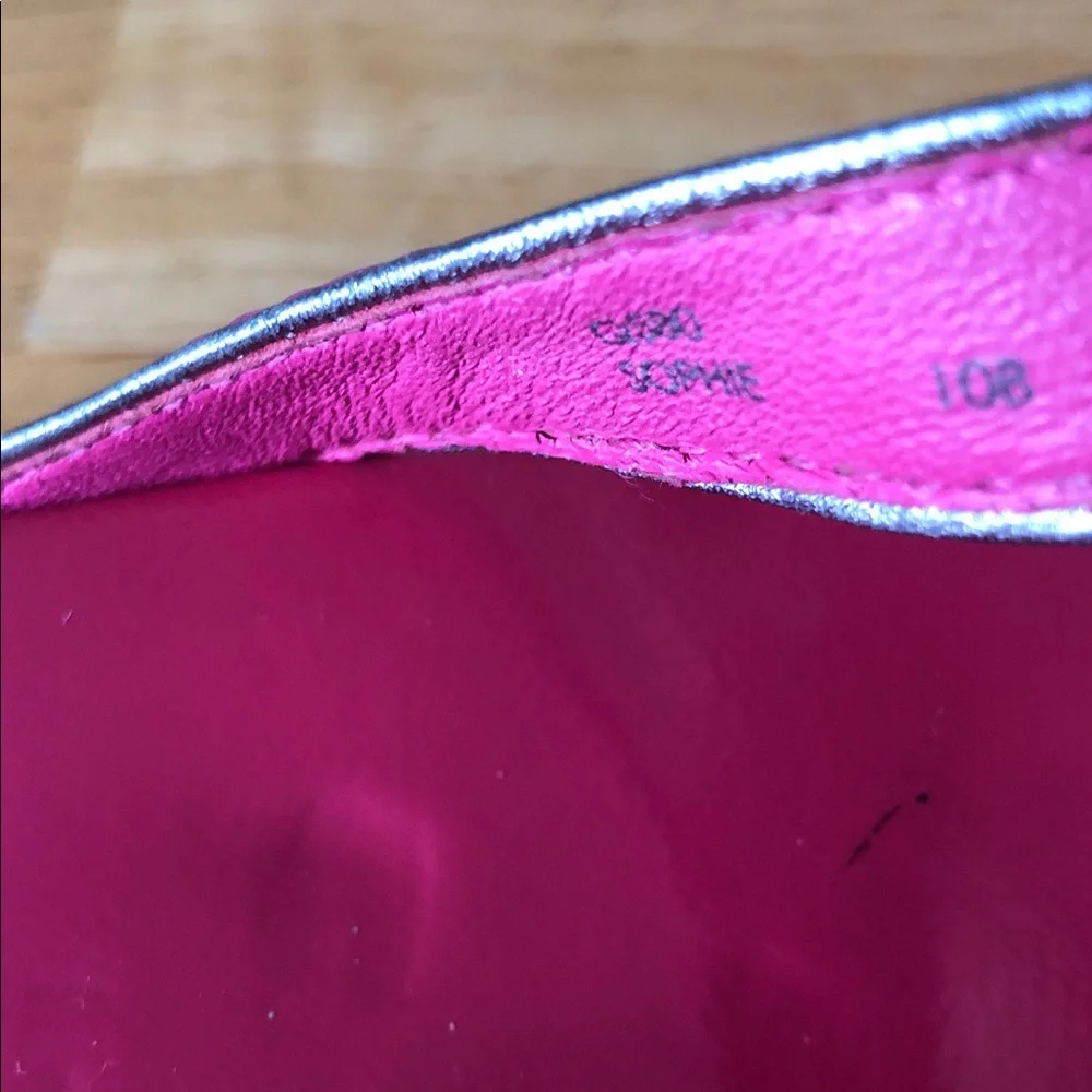 Coach poppy rare spring Vibrant Sophie Pink Heart Sandals - Picture 7 of 11